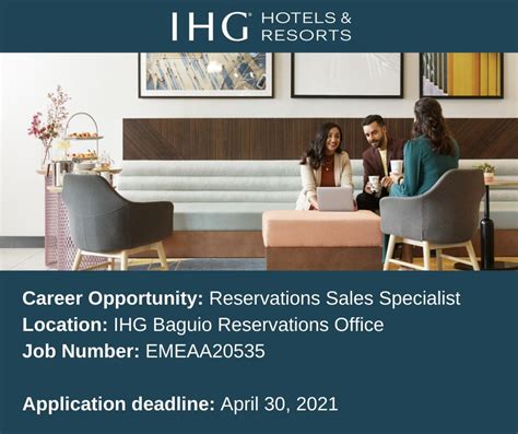 IHG Baguio is now hiring! .